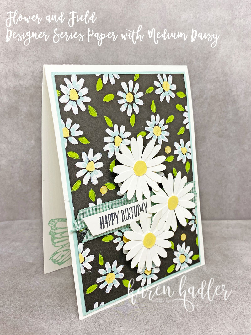 Fresh as a Daisy Birthday Card - Karen Hadler Stamping Bees