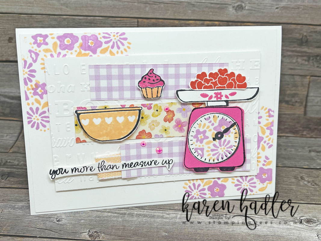 Measure of Love Card For You - Karen Hadler Stamping Bees