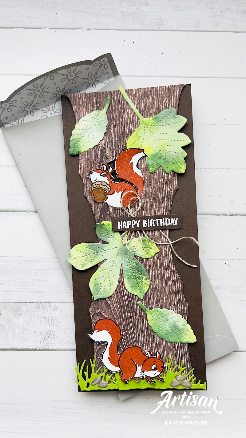 Nuts about Squirrels Cute Handmade Card with Critters- Global Stampin ...