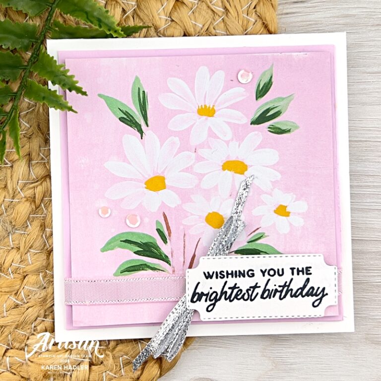 5 Fabulous Ideas with Fresh as A Daisy - Karen Hadler Stamping Bees
