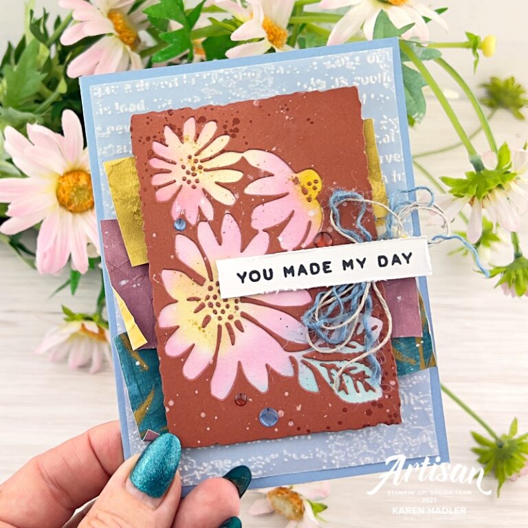 Fresh As A Daisy Artisan Projects - Karen Hadler Stamping Bees