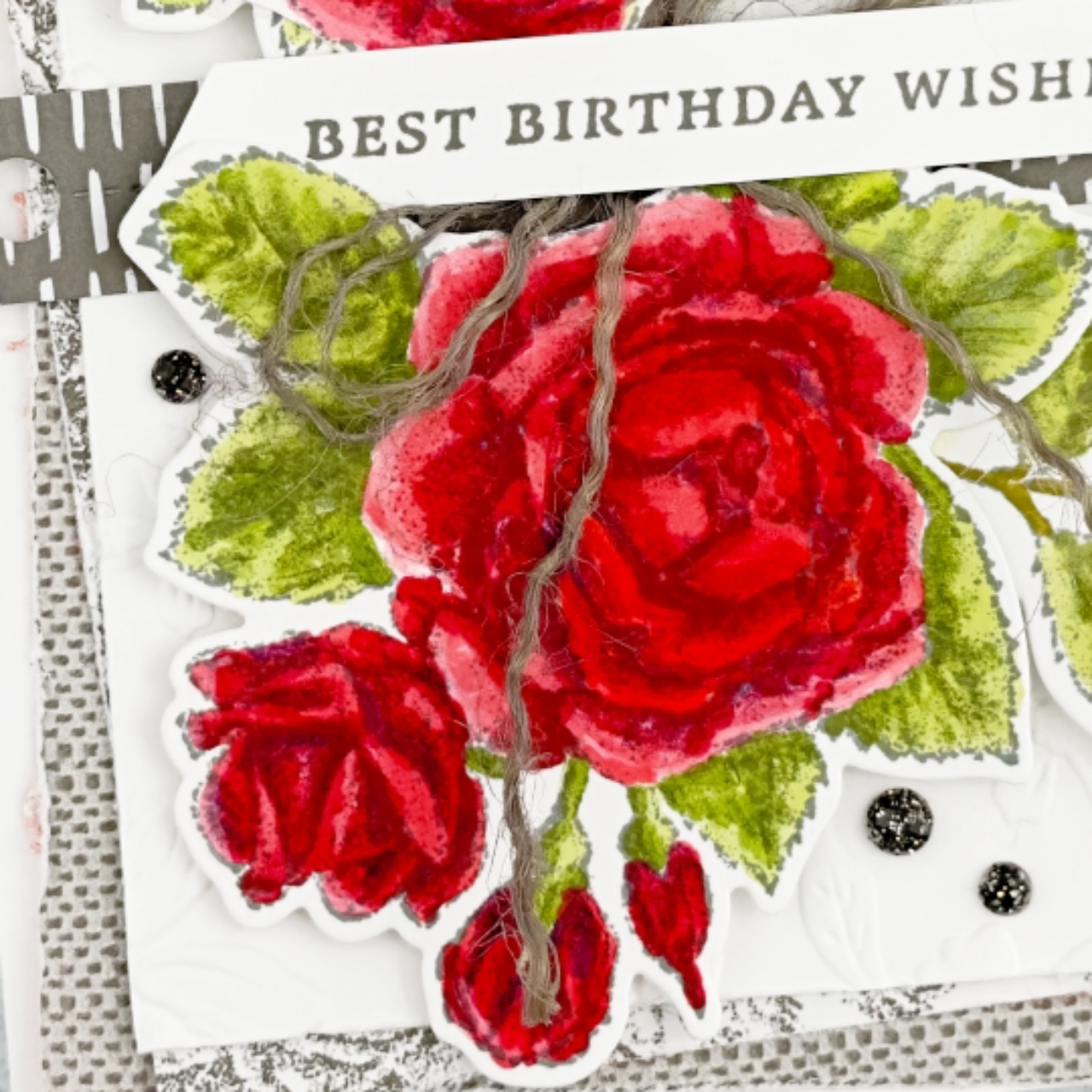 Detiled Roses Gorgeous Detailed Roses - Karen Hadler Stamping Bees